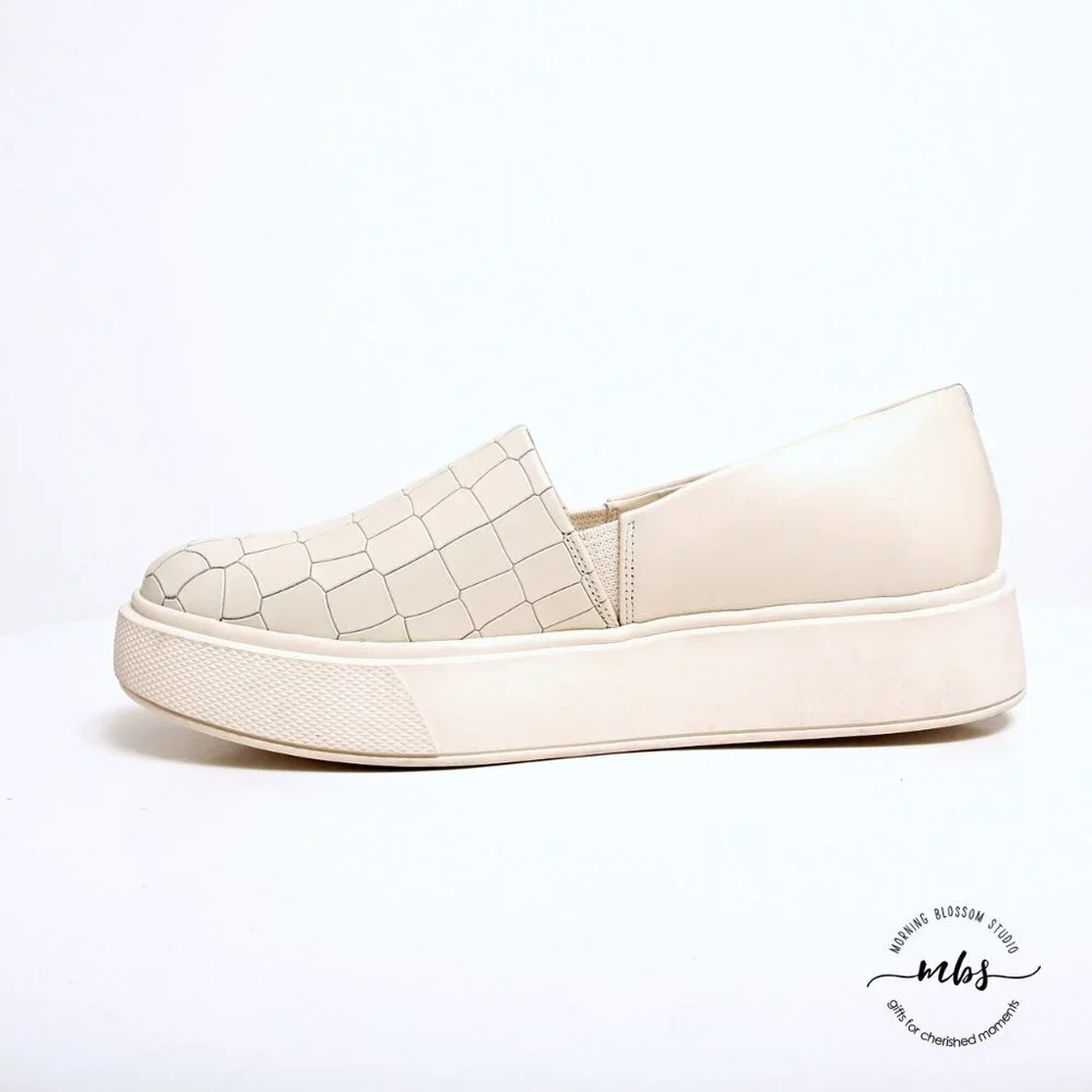 Vince Camuto Abbinna Leather‎ Platform Slip Ons